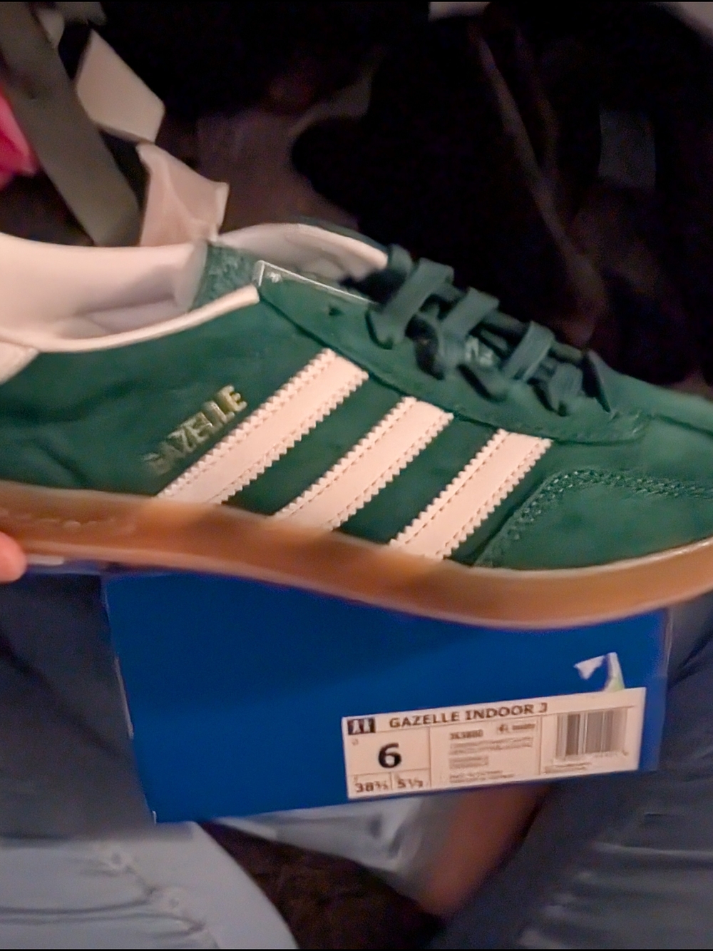Adidas Gazelle Indoor Men’s Sneakers - Green/White